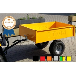 Vozík  sklápěcí TR220S - PROFI  za traktor (nosnost 400kg, korba 127x95cm) 